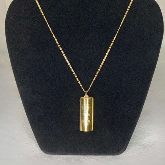 Vintage Yamaha Mini Harmonica Pendant Necklace Functional Rare Japan Collectible - Picture 1 of 9